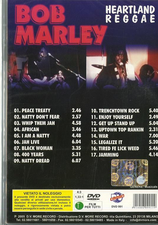 Bob Marley. Hertland Reggae (DVD) - DVD di Bob Marley - 2