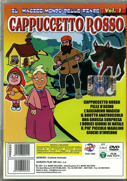 Cappuccetto Rosso. Il magico mondo delle fiabe. Vol. 1 - DVD - 2