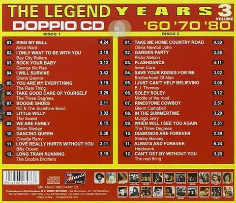 The Legend Years vol.3 - CD Audio - 2