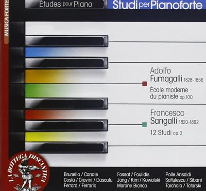 Studi per pianoforte in Italia a metà '800 - CD Audio