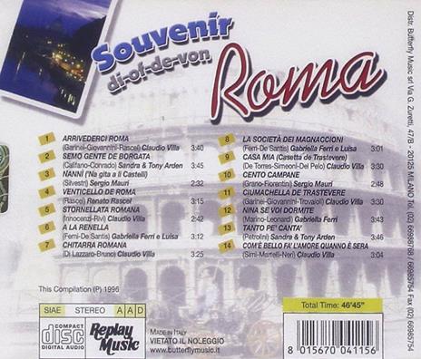 Souvenir di Roma - CD Audio - 2