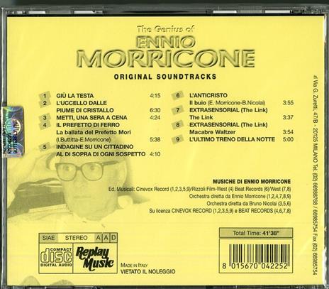 The Genius of Ennio Morricone (Colonna sonora) - CD Audio di Ennio Morricone - 2