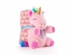 Copertina con Peluche Lily Unicorn Perletti Toys