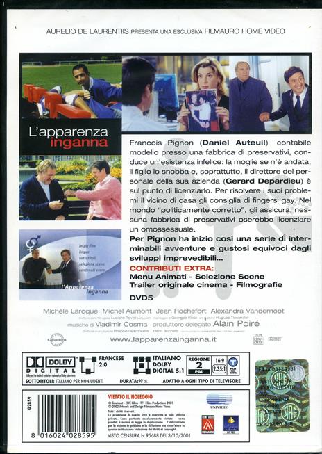 L' apparenza inganna di Francis Veber - DVD - 2