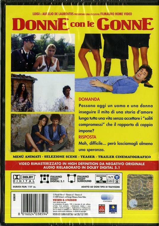 Donne con le gonne di Francesco Nuti - DVD - 2