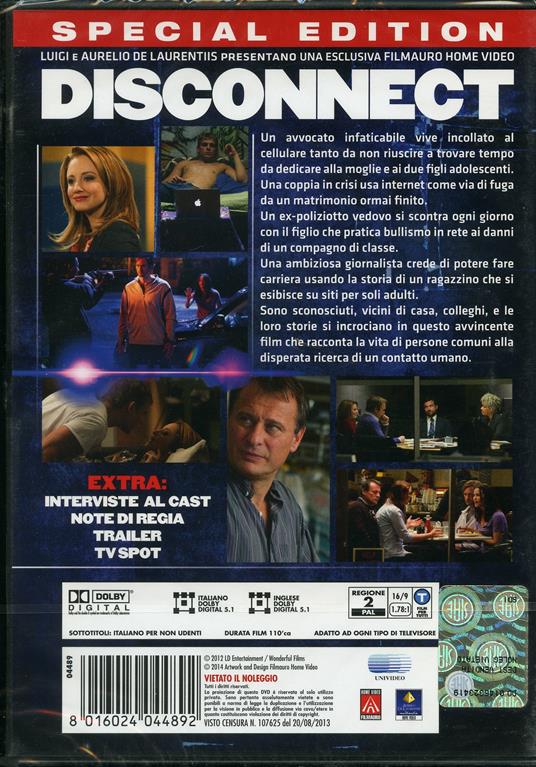 Disconnect di Henry-Alex Rubin - DVD - 2