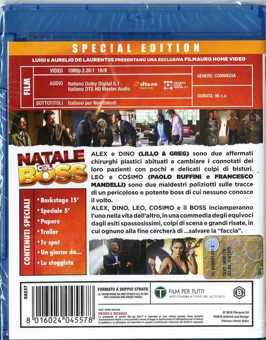 Natale col boss di Volfango De Biasi - Blu-ray - 2