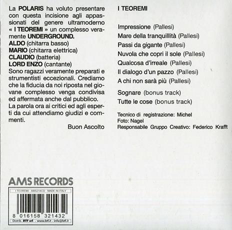 I Teoremi - CD Audio di Teoremi - 2