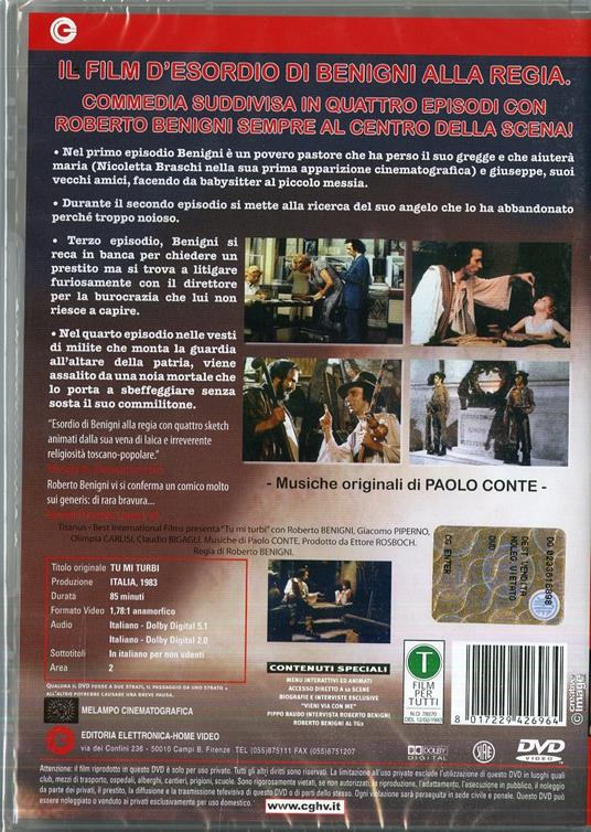 Tu mi turbi di Roberto Benigni - DVD - 2