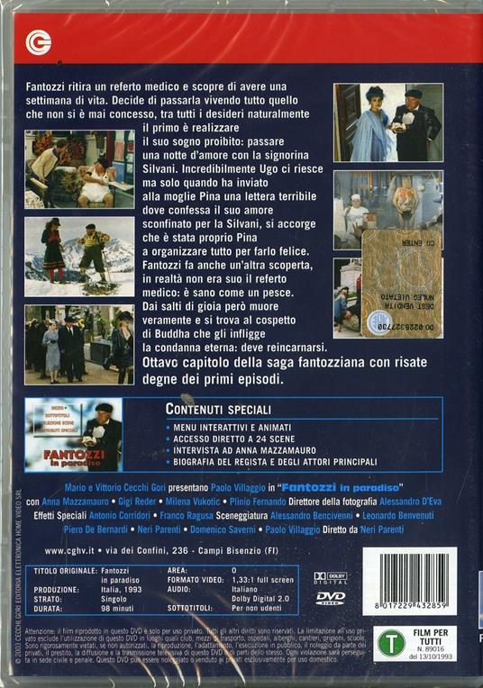 Fantozzi in Paradiso di Neri Parenti - DVD - 2