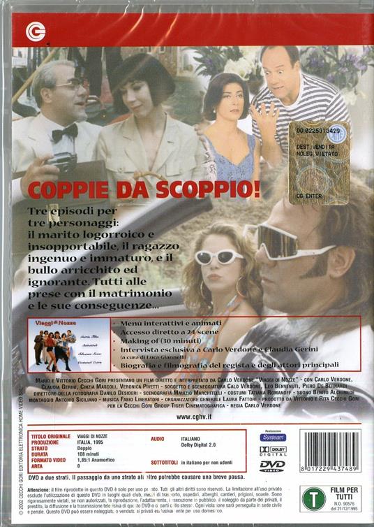 Viaggi di nozze di Carlo Verdone - DVD - 2
