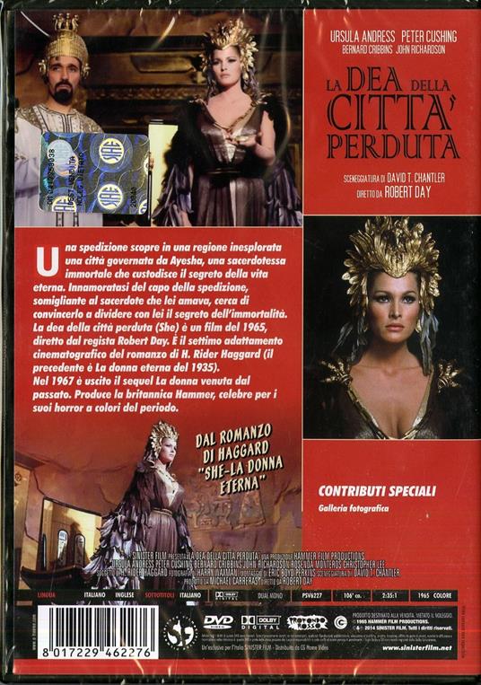 La dea della città perduta di Robert Day - DVD - 2