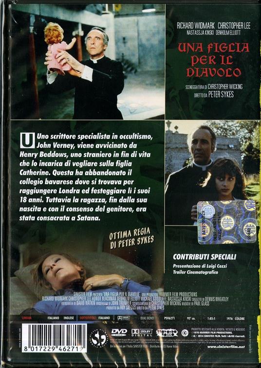 Una figlia per il diavolo di Peter Sykes - DVD - 2