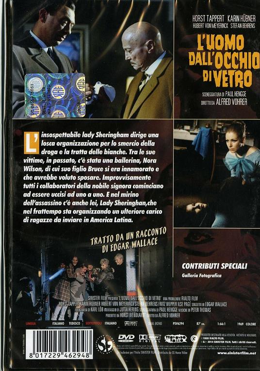 L' uomo dall'occhio di vetro di Alfred Vohrer - DVD - 2