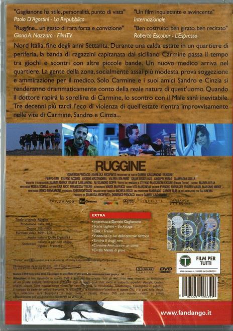 Ruggine di Daniele Gaglianone - DVD - 2