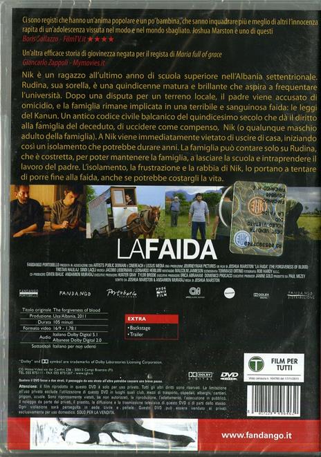 La faida di Joshua Marston - DVD - 2