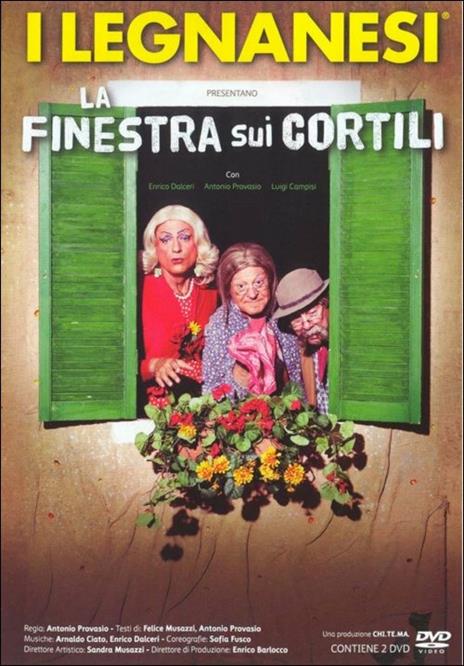 I Legnanesi. La finestra sui cortili (2 DVD) - DVD - Film di Antonio  Provasio Teatro | Feltrinelli