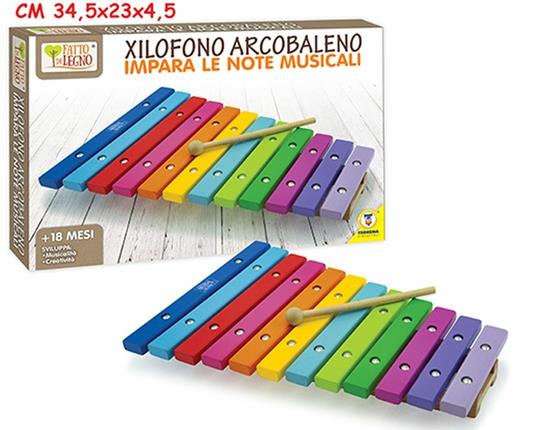 Fatto Di Legno - Xilofono Arcobaleno - Box