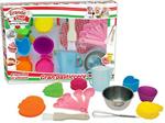 Grande Chef. Set Pasticceria Con Stampini In Silicone 16 Pz