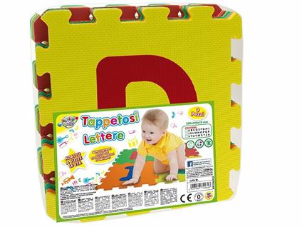 Tappettini Con Lettere 9 Pz Cm 32X32X10