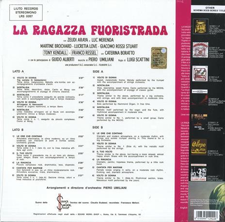 La Ragazza Fuoristrada (Colonna sonora) - Vinile LP + CD Audio di Piero Umiliani - 2