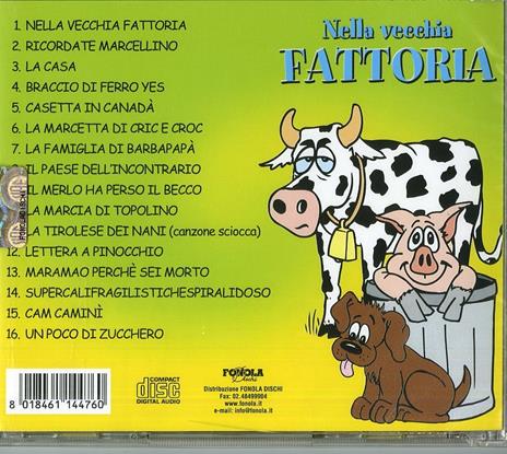 Nella vecchia fattoria - CD Audio - 2