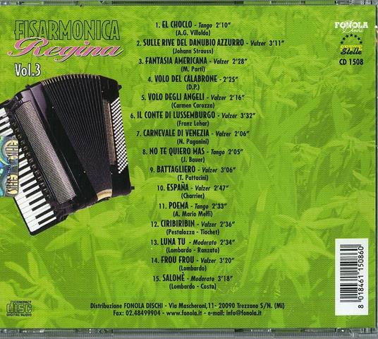 Fisarmonica regina vol.3 - CD Audio - 2