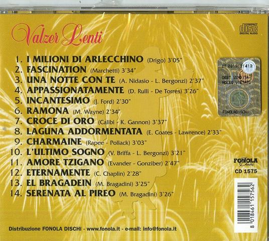 Valzer lenti - CD Audio - 2