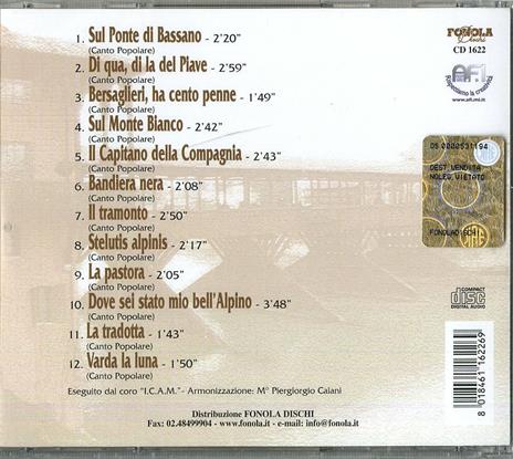 Sul ponte di Bassano - CD Audio - 2