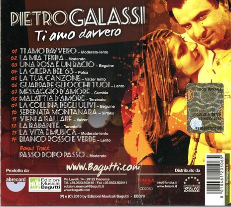 Ti Amo Davvero - CD Audio di Pietro Galassi - 2