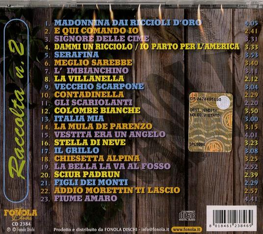 Canzoni di casa nostra vol.2 - Girasoli - CD | laFeltrinelli