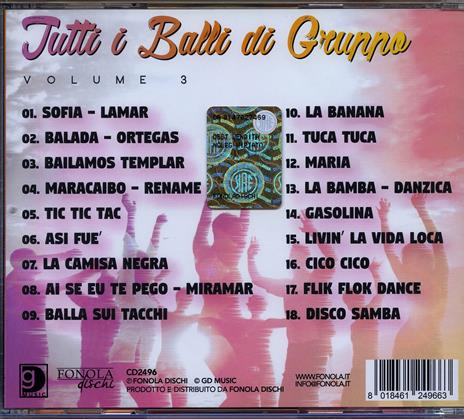 Tutti i balli di gruppo vol.3 - CD Audio - 2