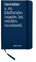 Taccuino Blu, Bianco a Righe Piccolo