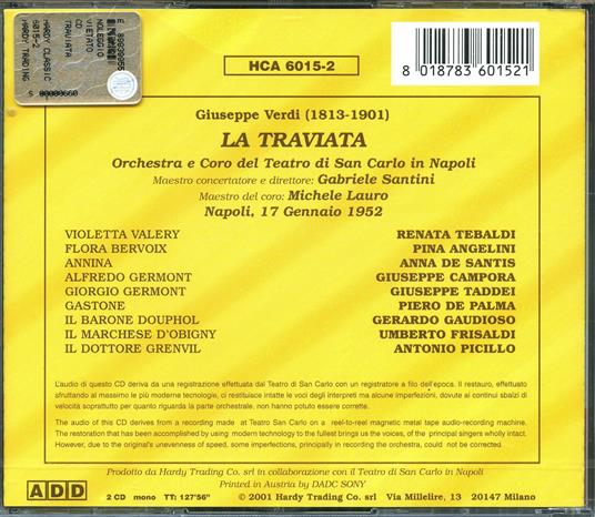 La Traviata - CD Audio di Giuseppe Verdi - 2