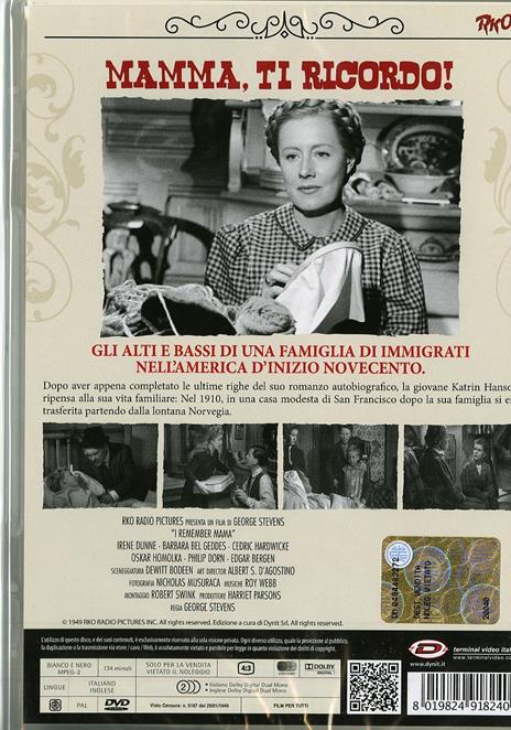 Mamma ti ricordo! di George Stevens - DVD - 2