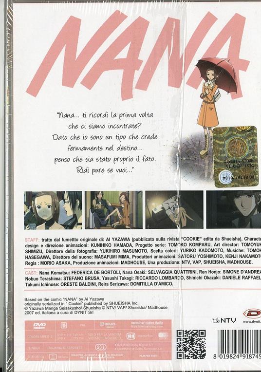 Nana. Stagione 1. Serie completa (4 DVD) - DVD - Film di Morio Asaka  Animazione | laFeltrinelli