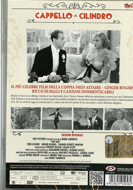 Cappello a cilindro di Mark Rex Sandrich - DVD - 2