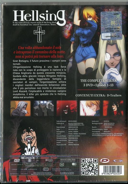 Hellsing. The Complete Series (3 DVD) di Yasunori Urata - DVD - 2