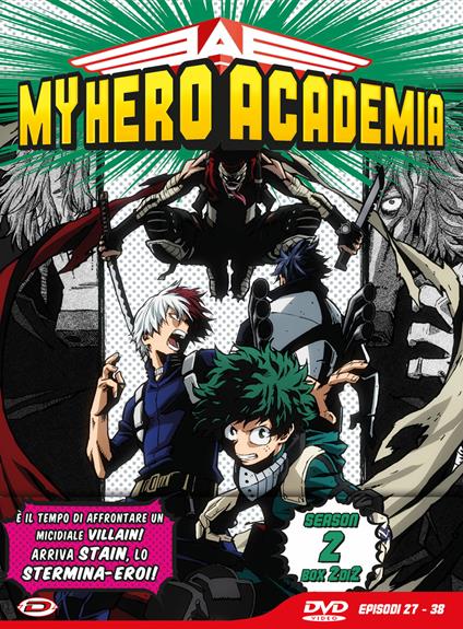 My Hero Academia. Stagione 02 Box #02 Eps 27-38. Limited Edition (3 DVD) di Kenji Nagasaki - DVD