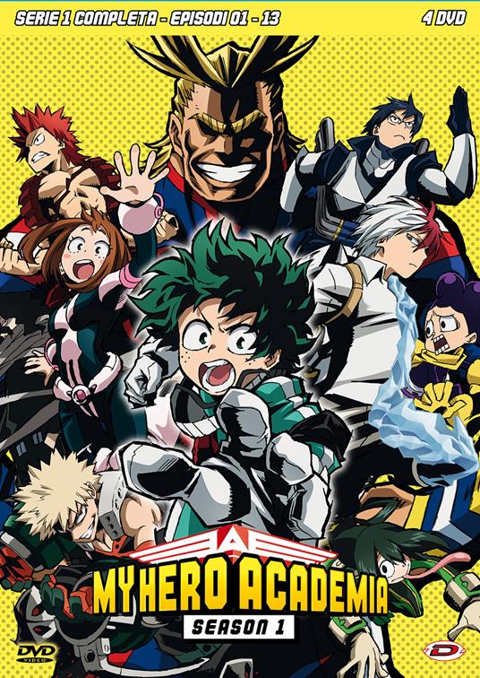 My Hero Academia. Stagione 1. The Complete Series (Eps. 01-13) (3 DVD) di Kenji Nagasaki - DVD