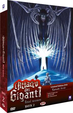 Film L' Attacco Dei Giganti - The Final Season Box #02 (Eps.17-28) (Ltd.Edition) (DVD) Tetsuro Araki
