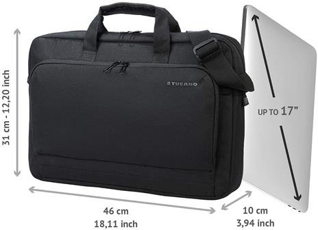 Borsa Star Tucano Per Laptop Fino A 17.3″ Nero - 4