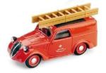 Bm0246 Fiat 500 B Vigili Del Fuoco 1946 1.43 Modellino Brumm