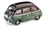 Bm0251 Fiat 600 Multipla Taxi Milano 1955 1.43 Modellino Brumm