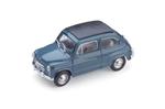 Bm0318-09 Fiat 600D Trasformabile Chiusa 1960 Bleu 404 1.43 Modellino Brumm