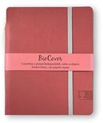 Taccuino Biocover piccolo a righe. Rosso