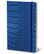 Taccuino Stifflexible Mrs Crocodile Collection Small Blu - 9x14