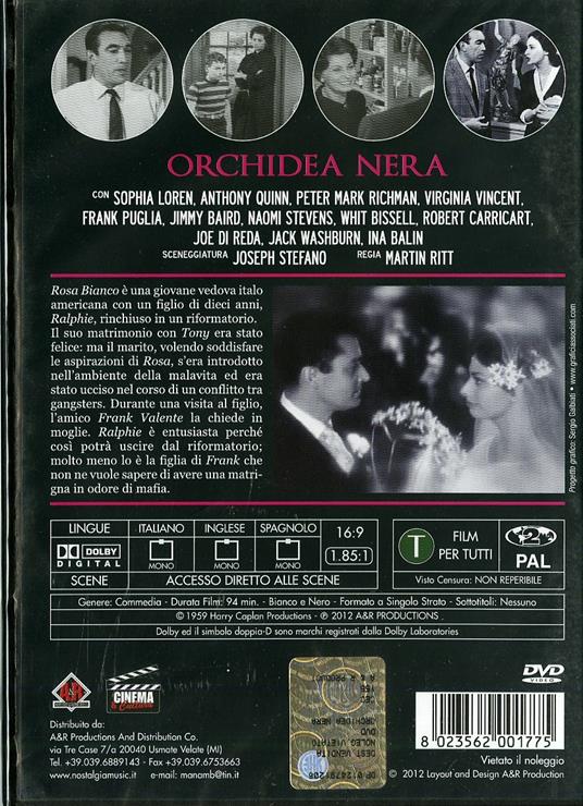 Orchidea nera di Martin Ritt - DVD - 2