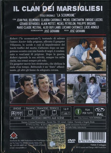 Il clan dei marsigliesi di Josè Giovanni - DVD - 2