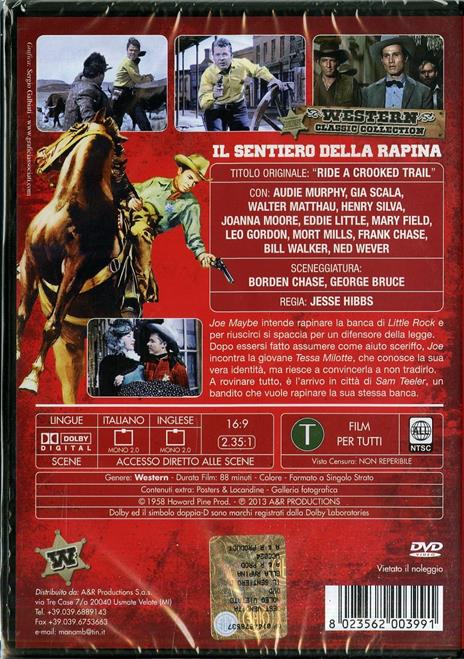 Il sentiero della rapina di Jesse Hibbs - DVD - 2